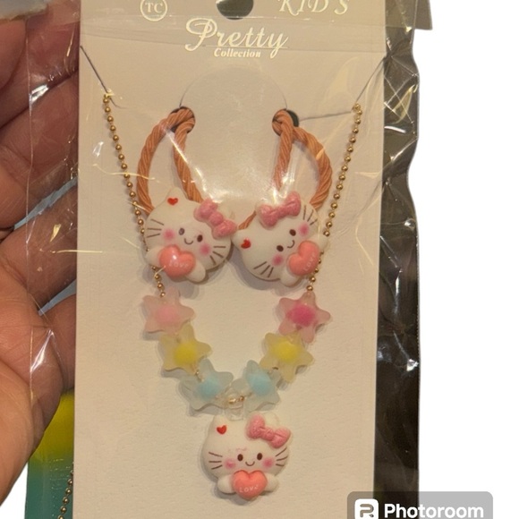 💞- Kitty hair‎ accessories and necklace - Picture 1 of 1